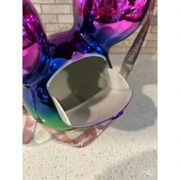 Mickey Popcorn Bucket Disney World Magic Metallic Balloon Iridescent Parks #123 - Picture 5 of 6